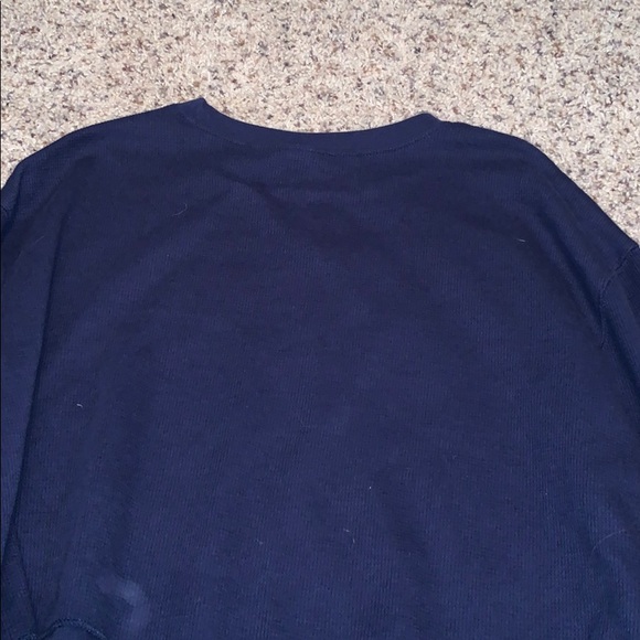 navy blue crop top - Picture 4 of 7